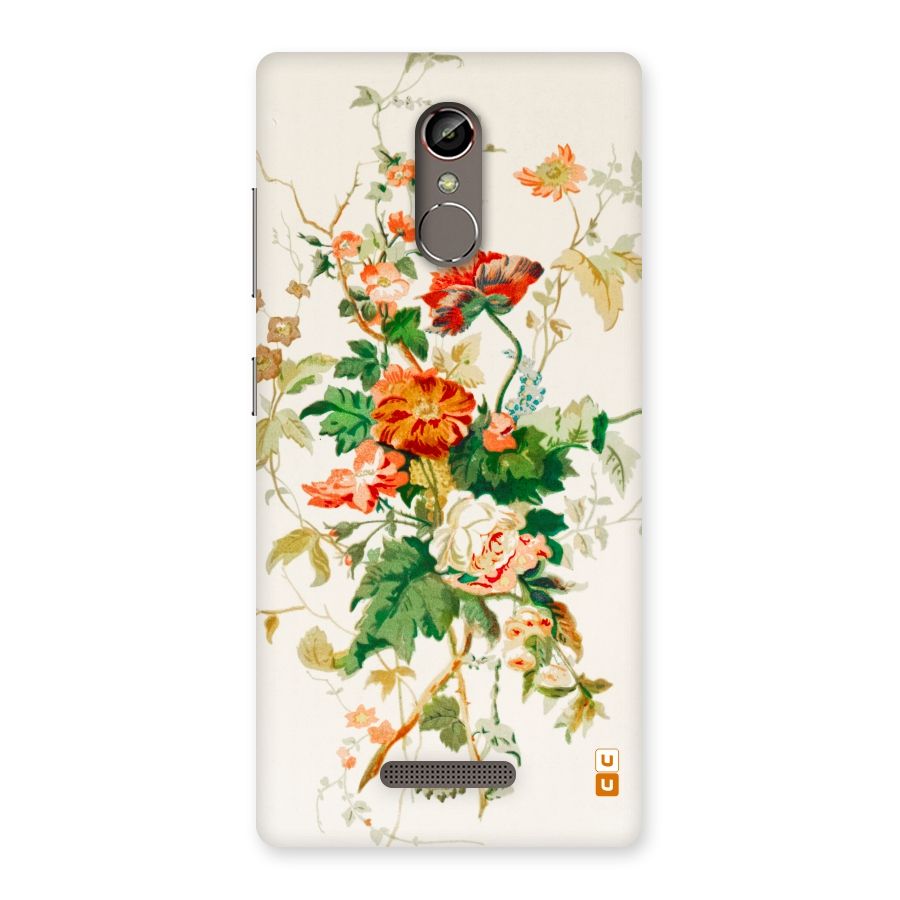 Summer Floral Back Case for Gionee S6s