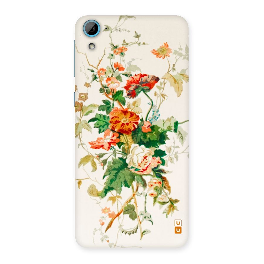 Summer Floral Back Case for HTC Desire 826