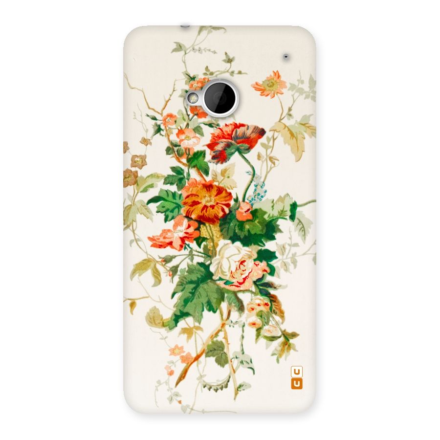 Summer Floral Back Case for HTC One M7