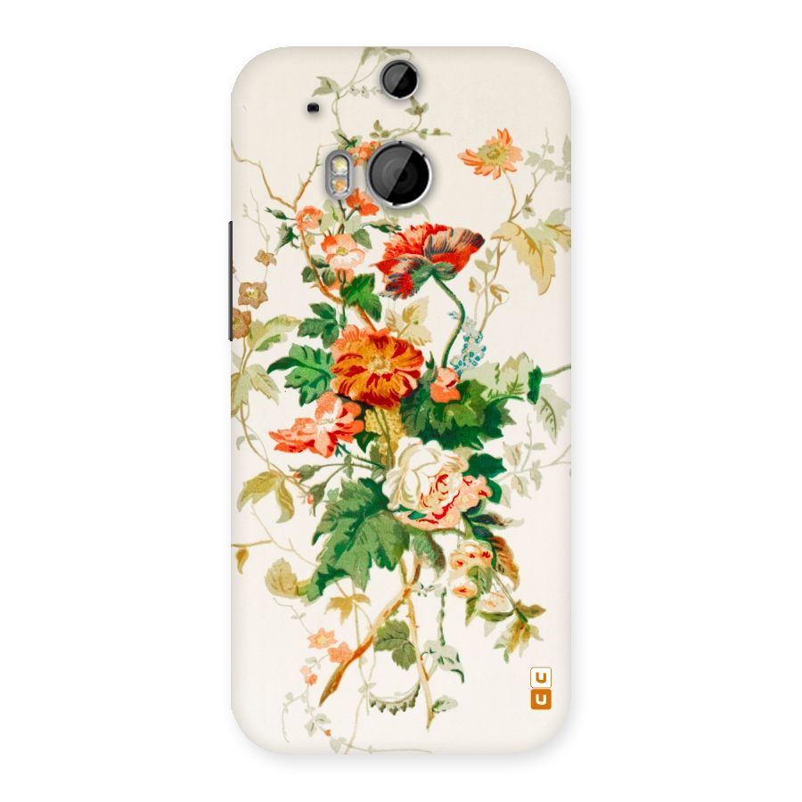 Summer Floral Back Case for HTC One M8