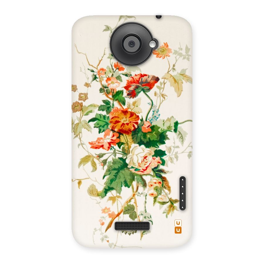 Summer Floral Back Case for HTC One X