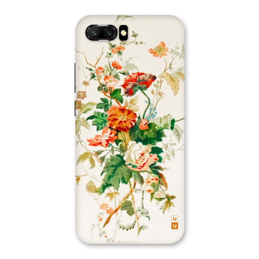 Summer Floral Back Case for Honor 10