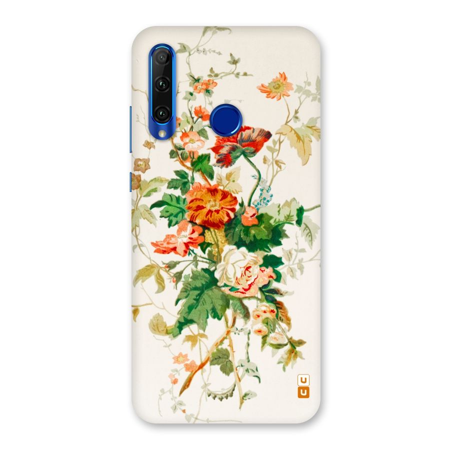Summer Floral Back Case for Honor 20i