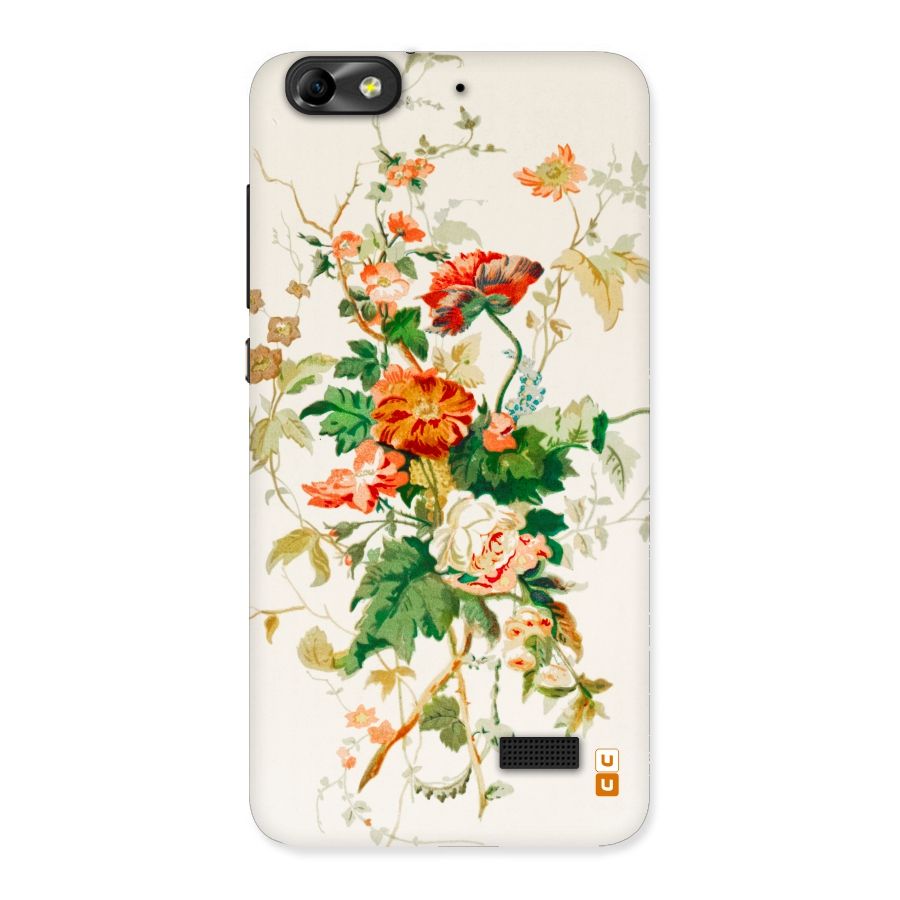 Summer Floral Back Case for Honor 4C