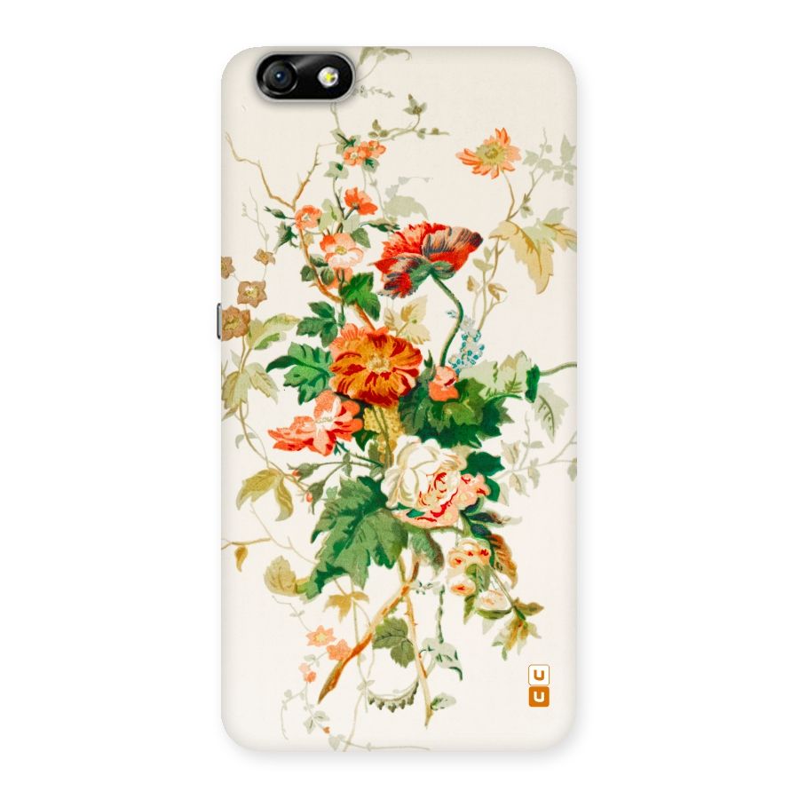 Summer Floral Back Case for Honor 4X