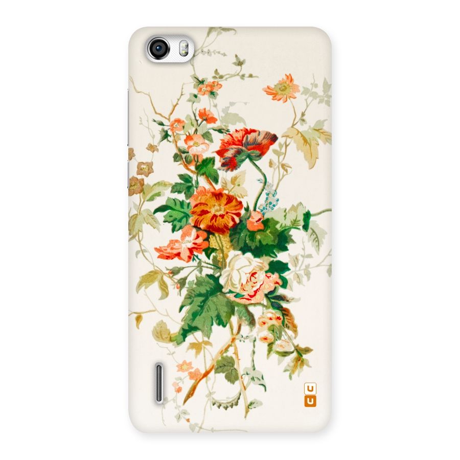 Summer Floral Back Case for Honor 6