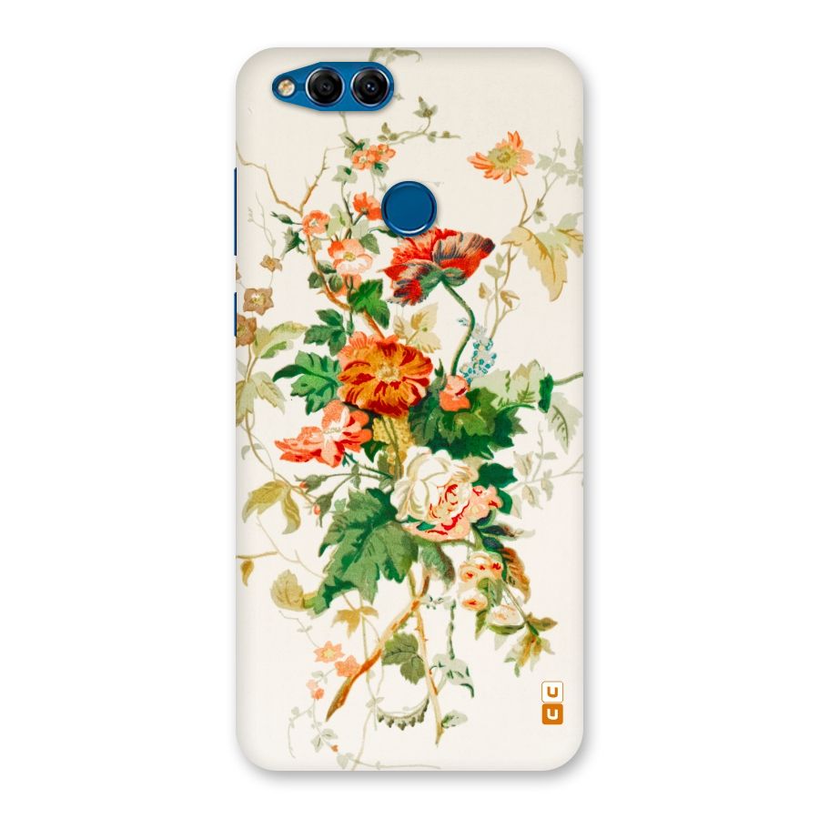 Summer Floral Back Case for Honor 7X