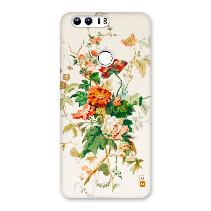 Summer Floral Back Case for Honor 8