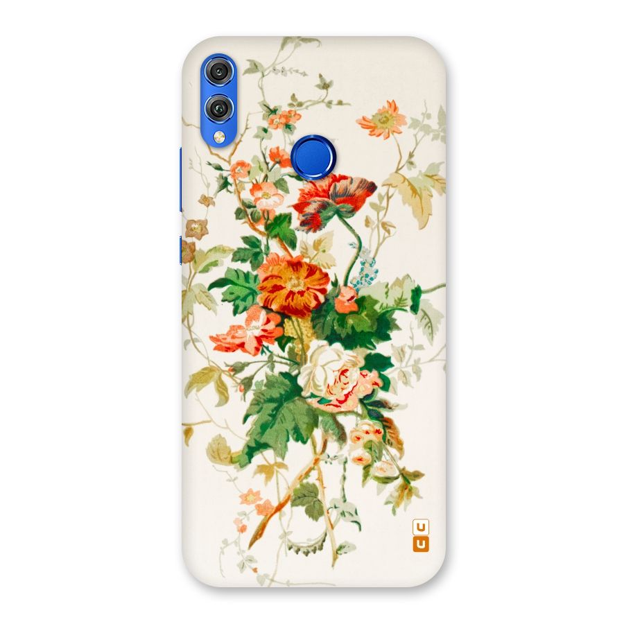 Summer Floral Back Case for Honor 8X