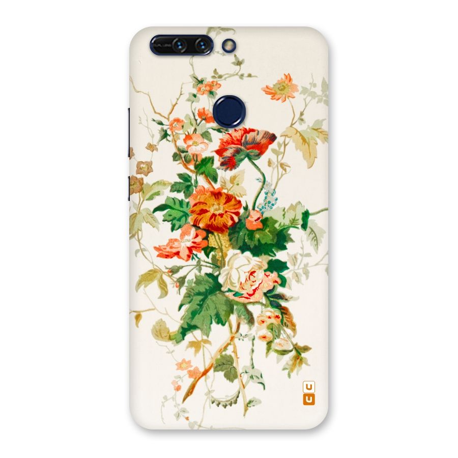 Summer Floral Back Case for Honor 8 Pro