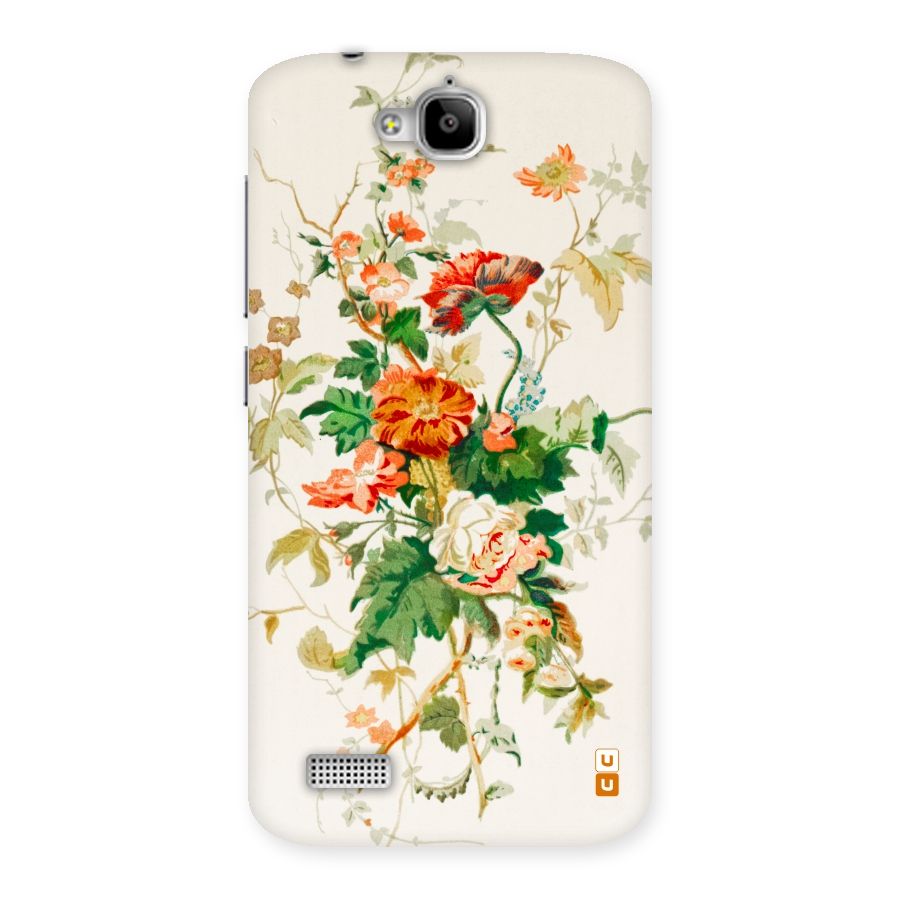 Summer Floral Back Case for Honor Holly