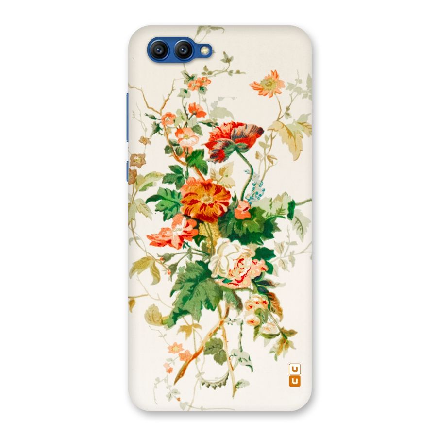 Summer Floral Back Case for Honor View 10