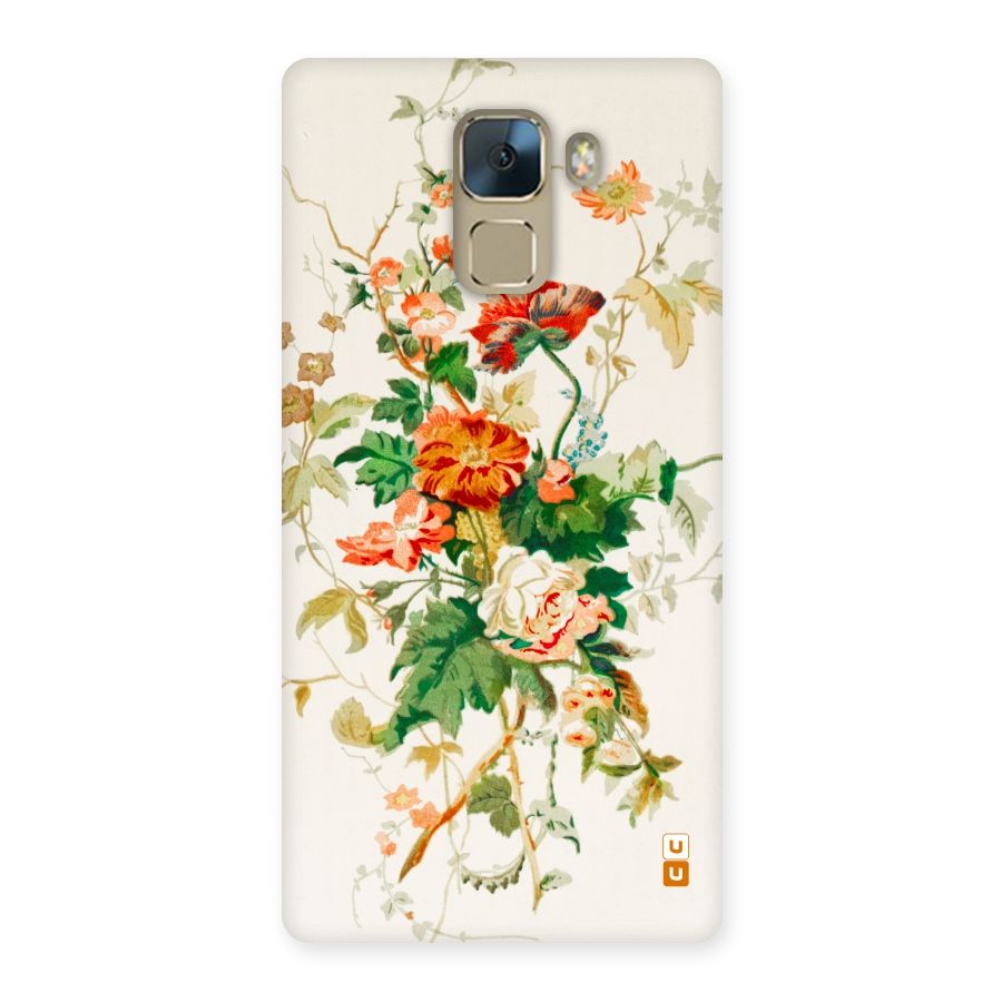 Summer Floral Back Case for Huawei Honor 7