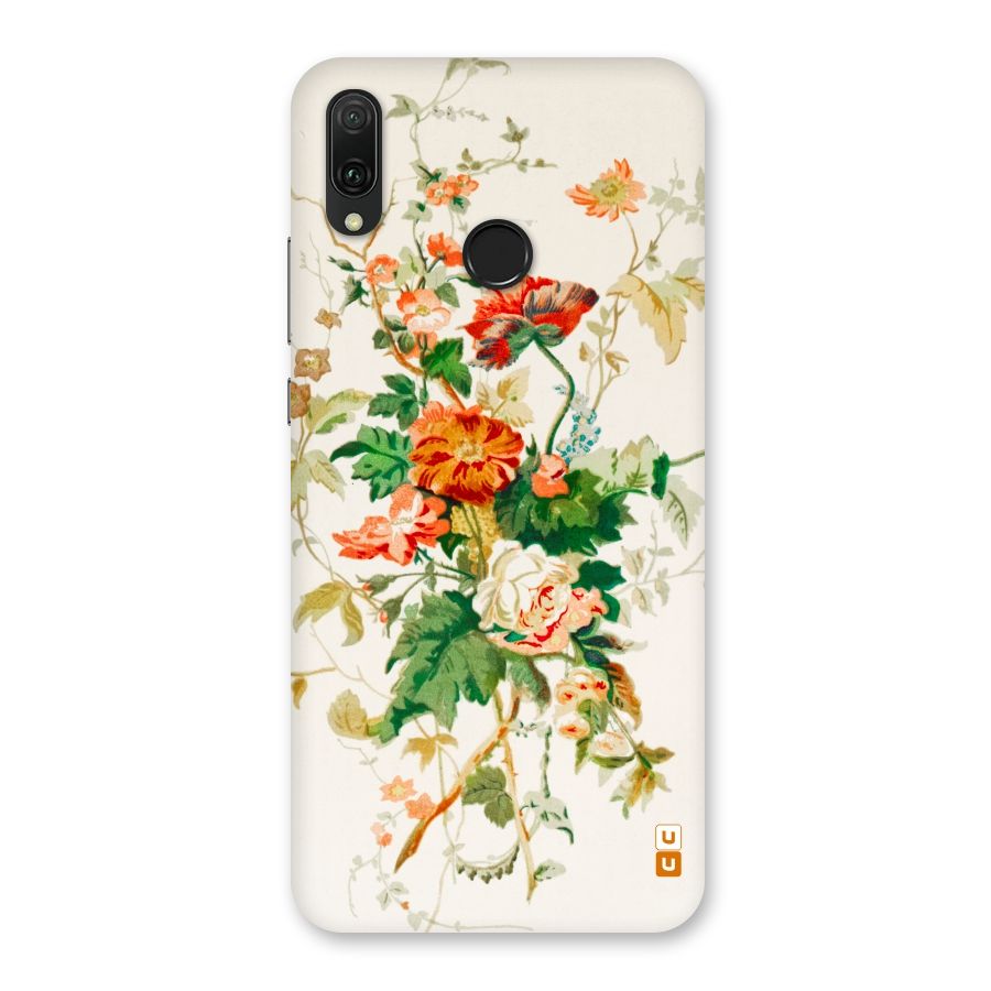 Summer Floral Back Case for Huawei Y9 (2019)