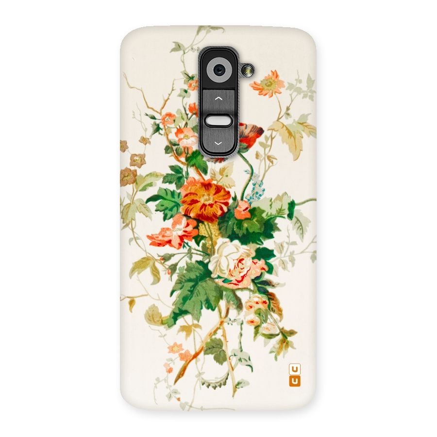 Summer Floral Back Case for LG G2