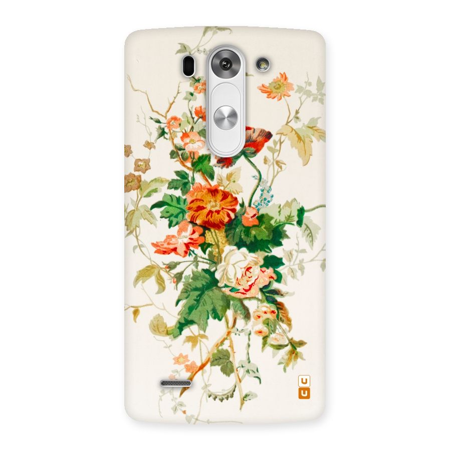 Summer Floral Back Case for LG G3 Beat