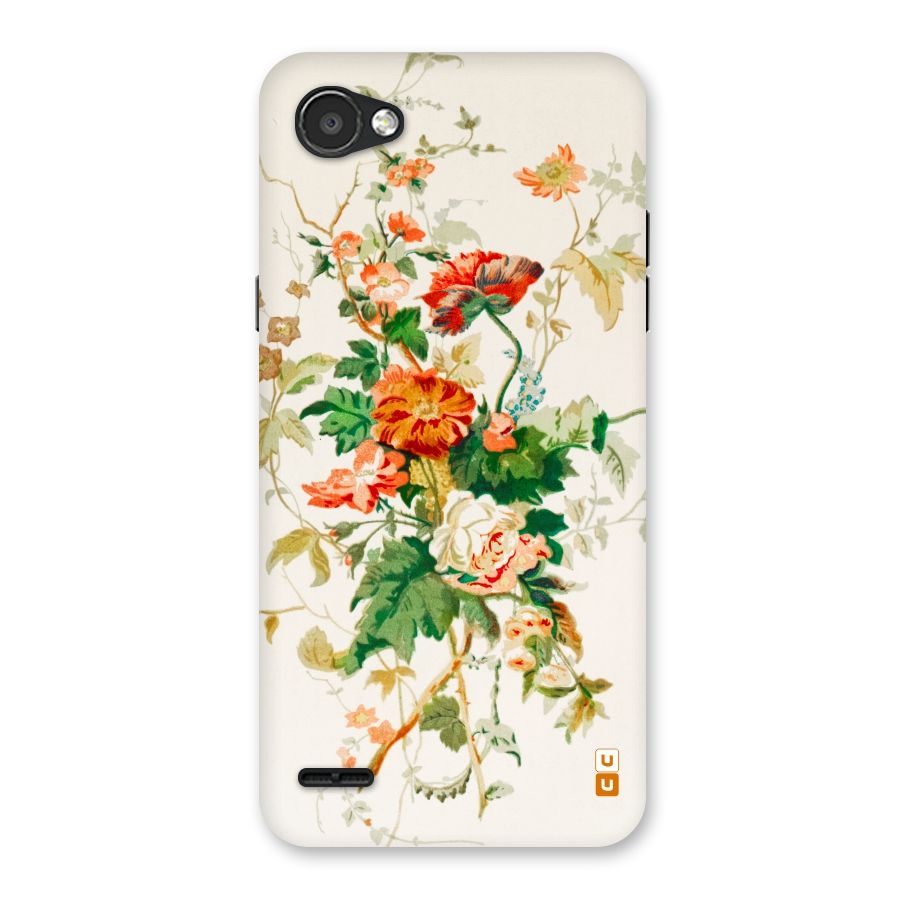 Summer Floral Back Case for LG Q6
