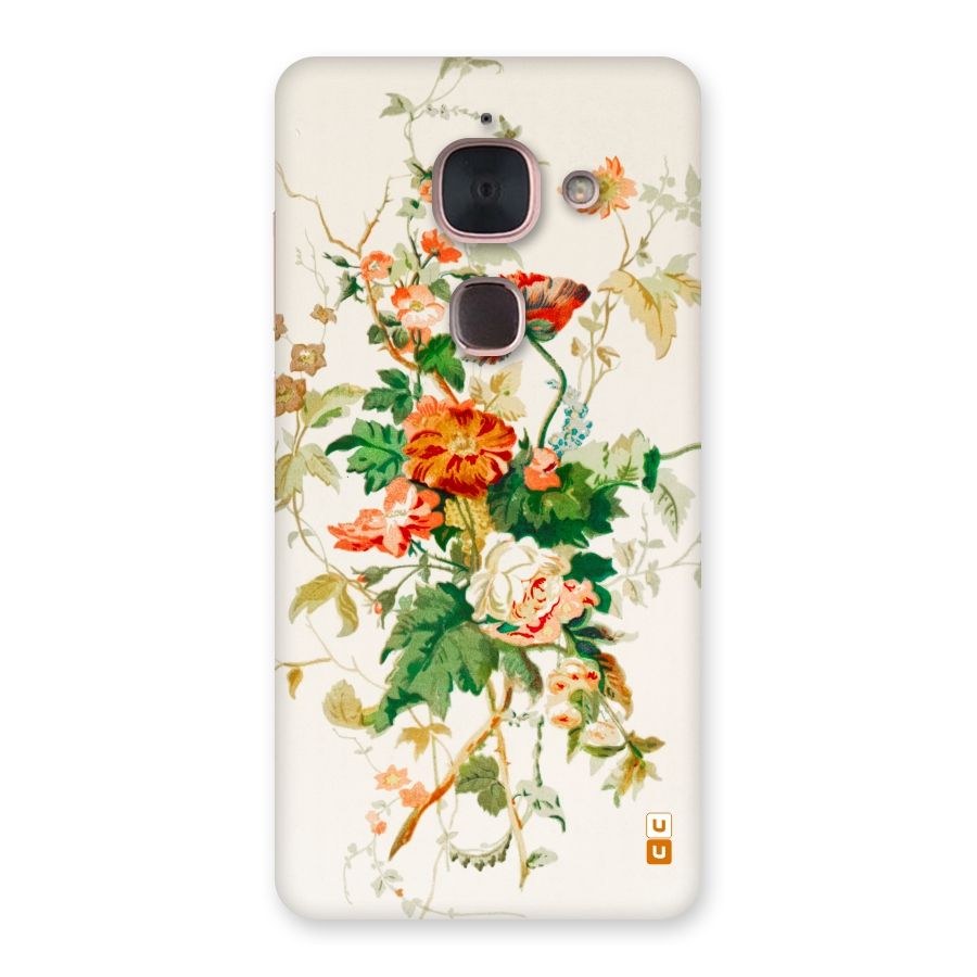 Summer Floral Back Case for Le Max 2
