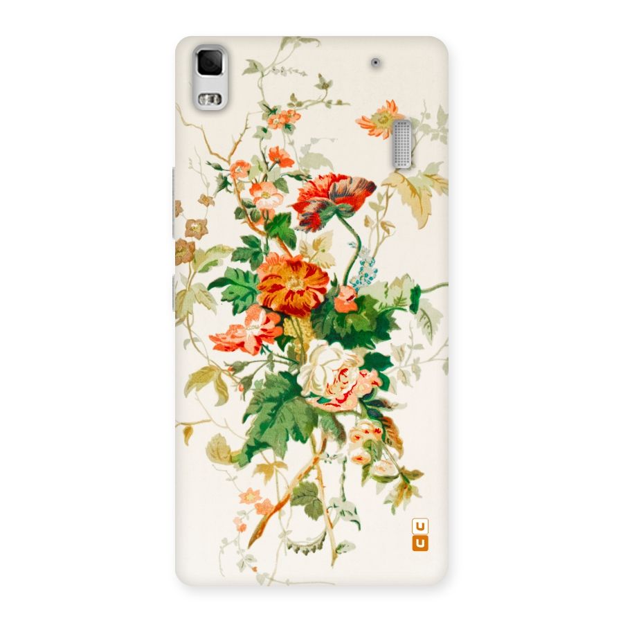 Summer Floral Back Case for Lenovo K3 Note