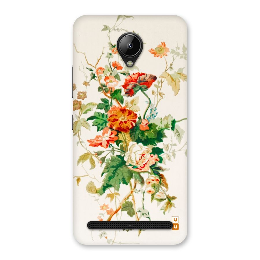 Summer Floral Back Case for Lenovo C2