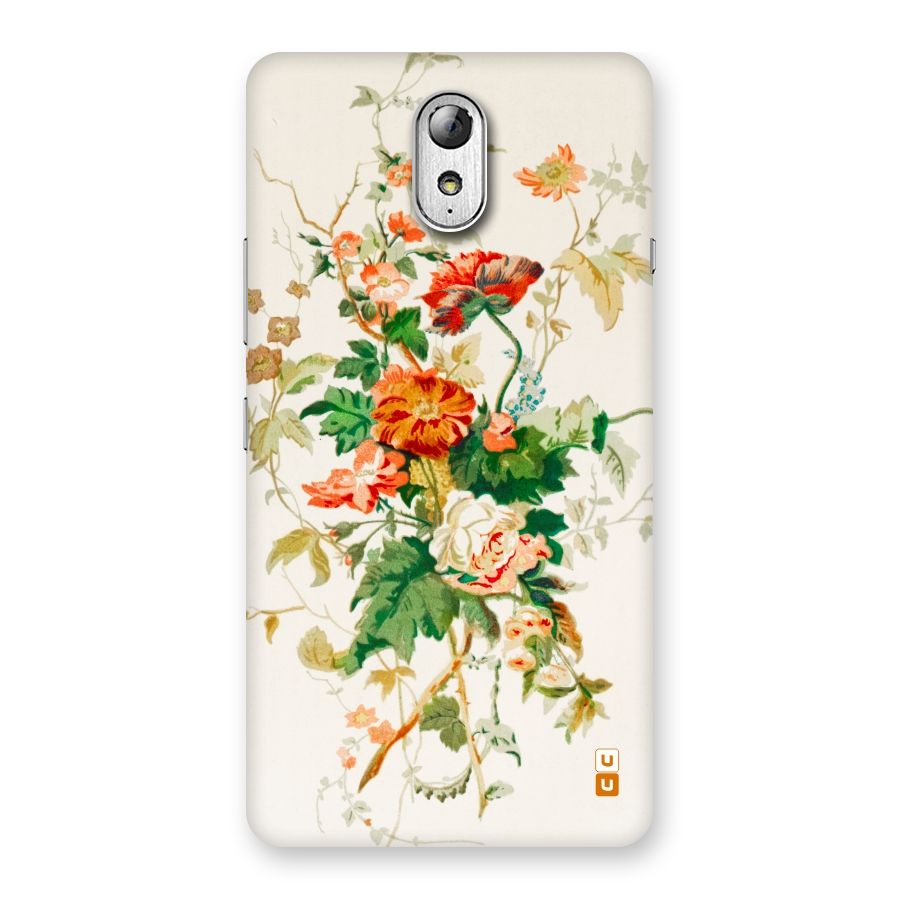 Summer Floral Back Case for Lenovo Vibe P1M