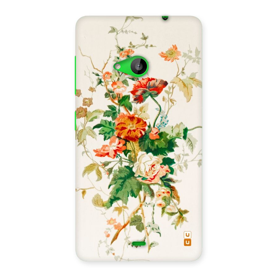 Summer Floral Back Case for Lumia 535
