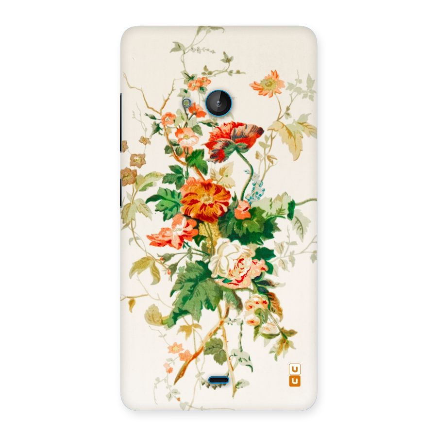 Summer Floral Back Case for Lumia 540