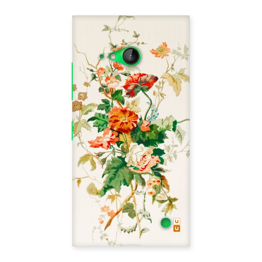 Summer Floral Back Case for Lumia 730