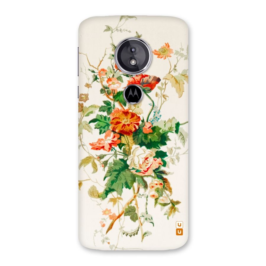 Summer Floral Back Case for Moto E5