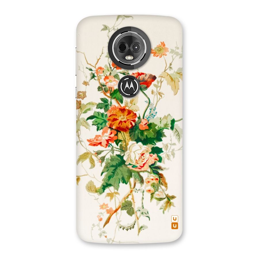 Summer Floral Back Case for Moto E5 Plus