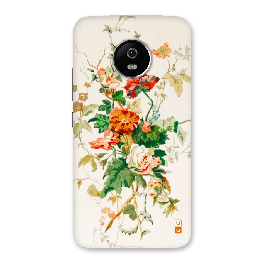 Summer Floral Back Case for Moto G5