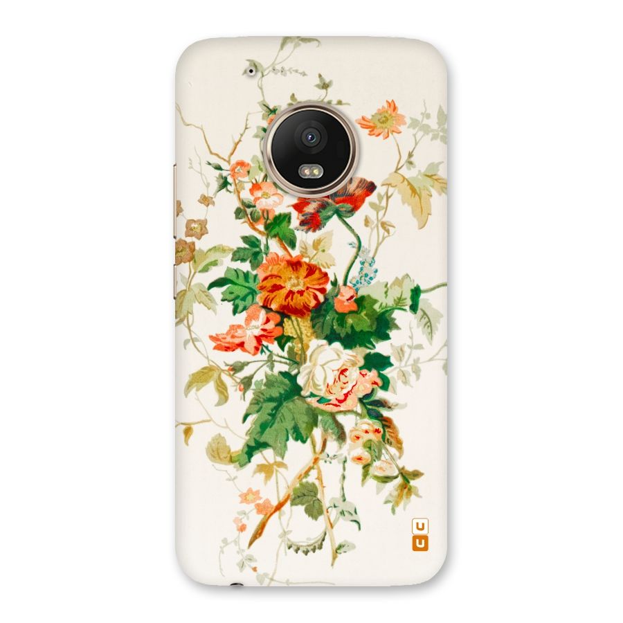 Summer Floral Back Case for Moto G5 Plus