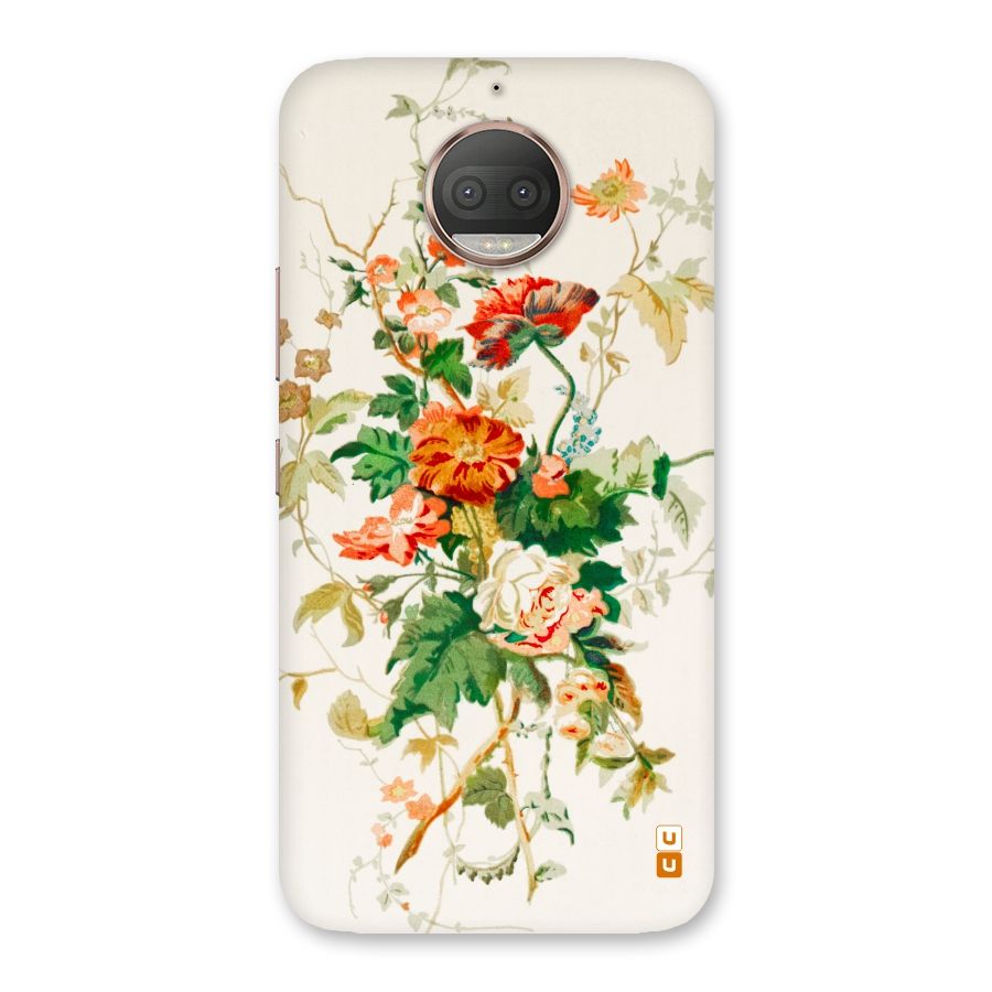 Summer Floral Back Case for Moto G5s Plus