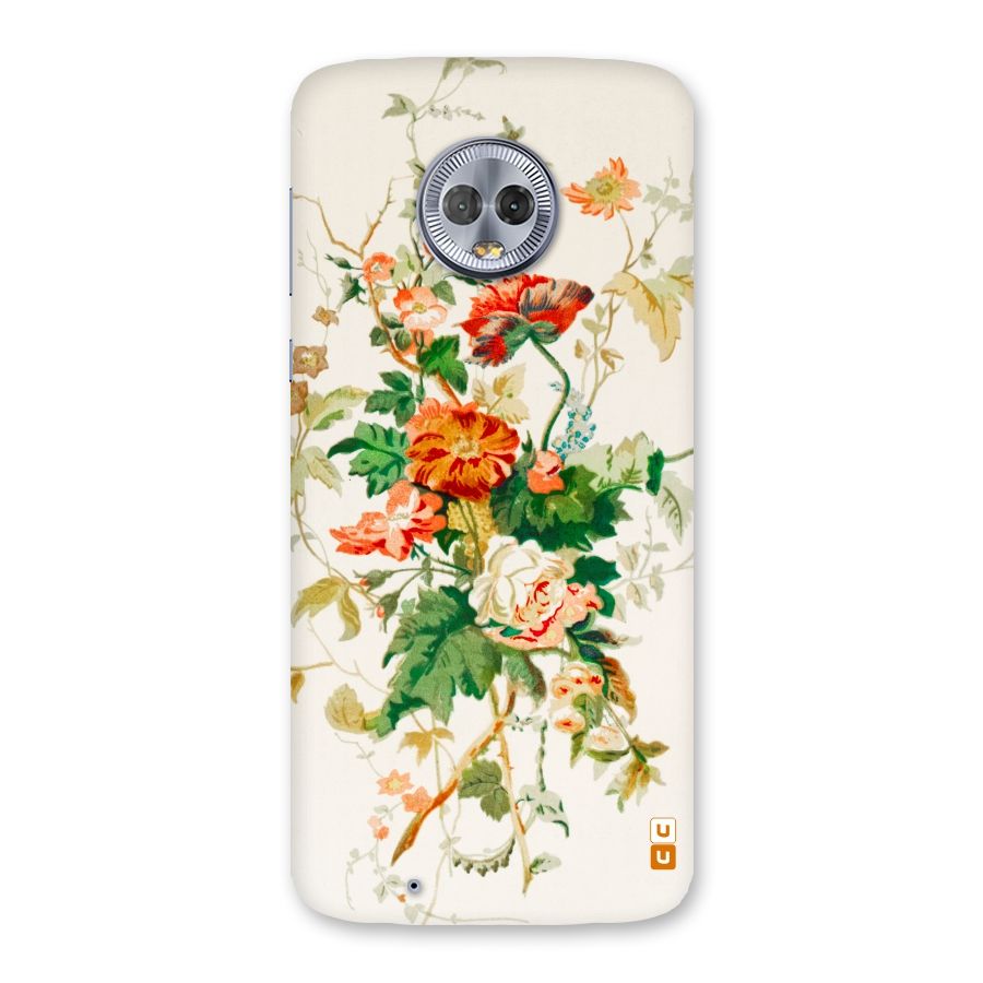 Summer Floral Back Case for Moto G6