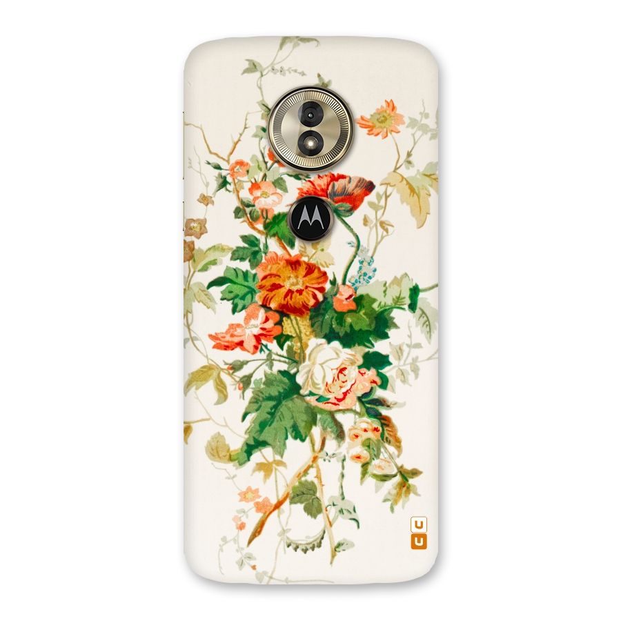 Summer Floral Back Case for Moto G6 Play