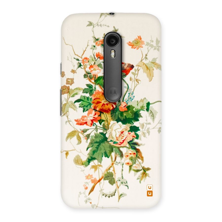 Summer Floral Back Case for Moto G Turbo