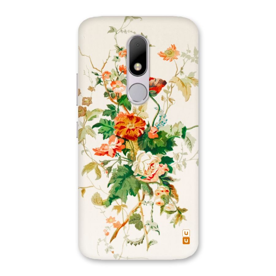 Summer Floral Back Case for Moto M