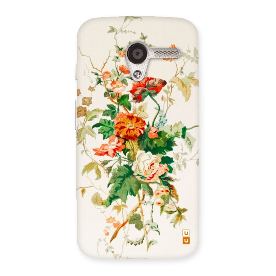 Summer Floral Back Case for Moto X