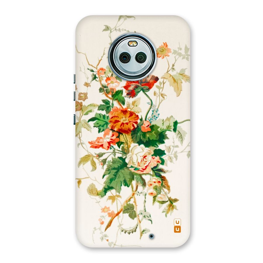 Summer Floral Back Case for Moto X4