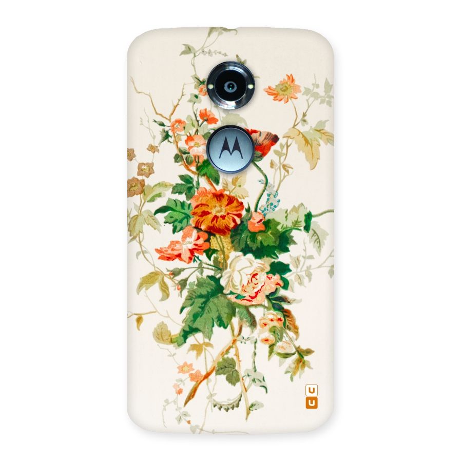 Summer Floral Back Case for Moto X 2nd Gen