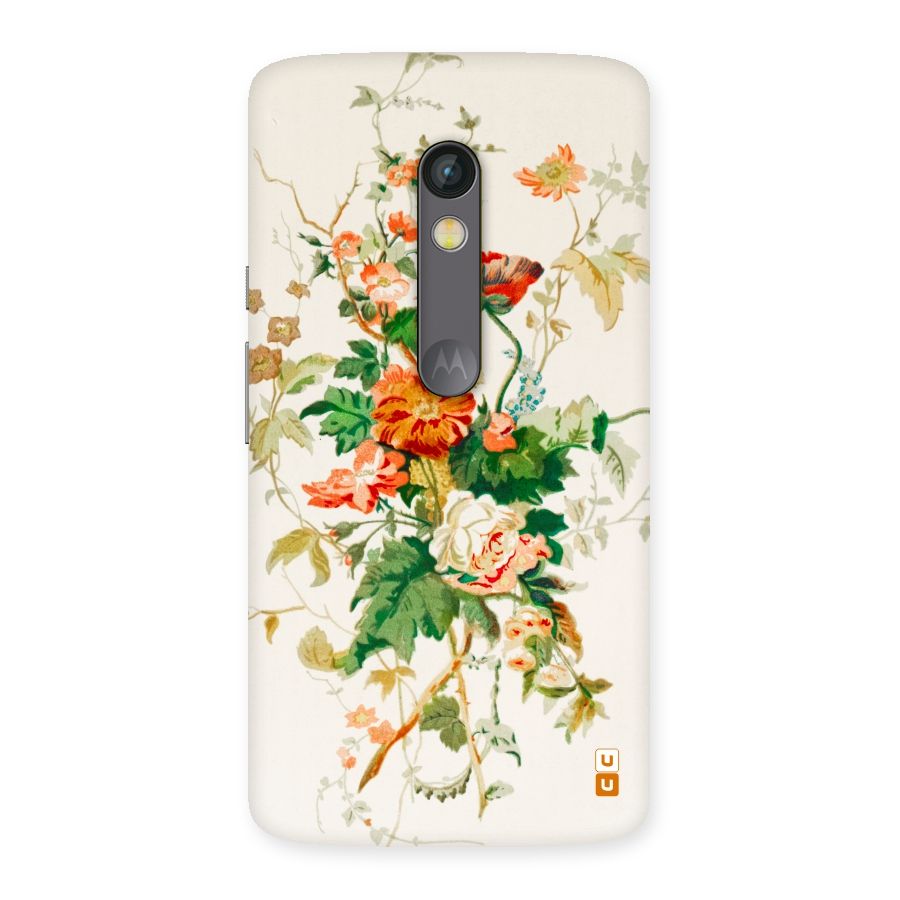 Summer Floral Back Case for Moto X Play