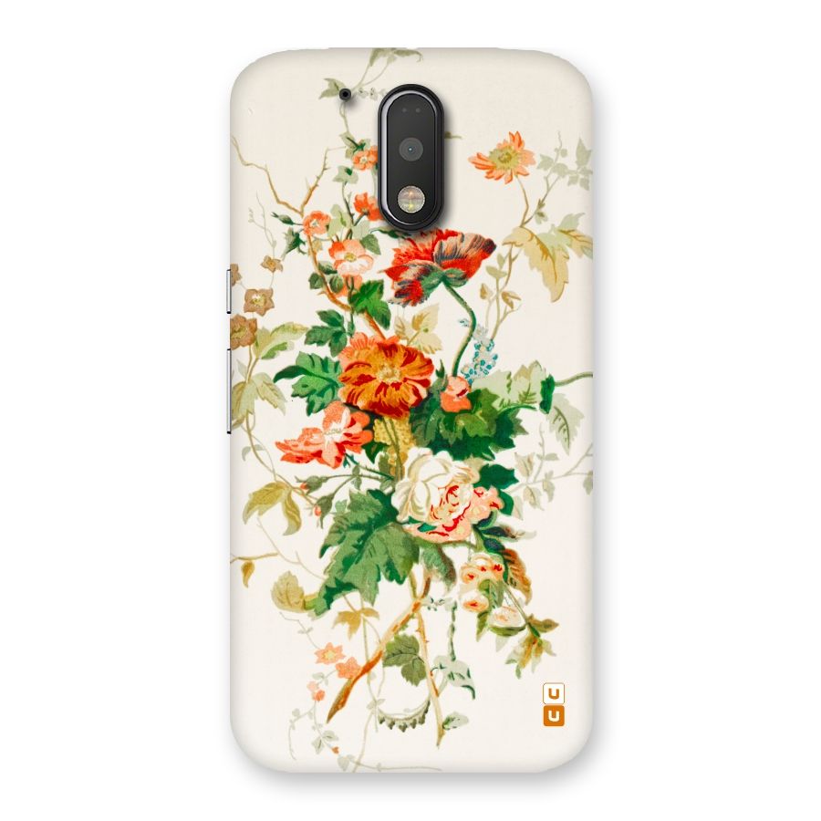 Summer Floral Back Case for Motorola Moto G4 Plus
