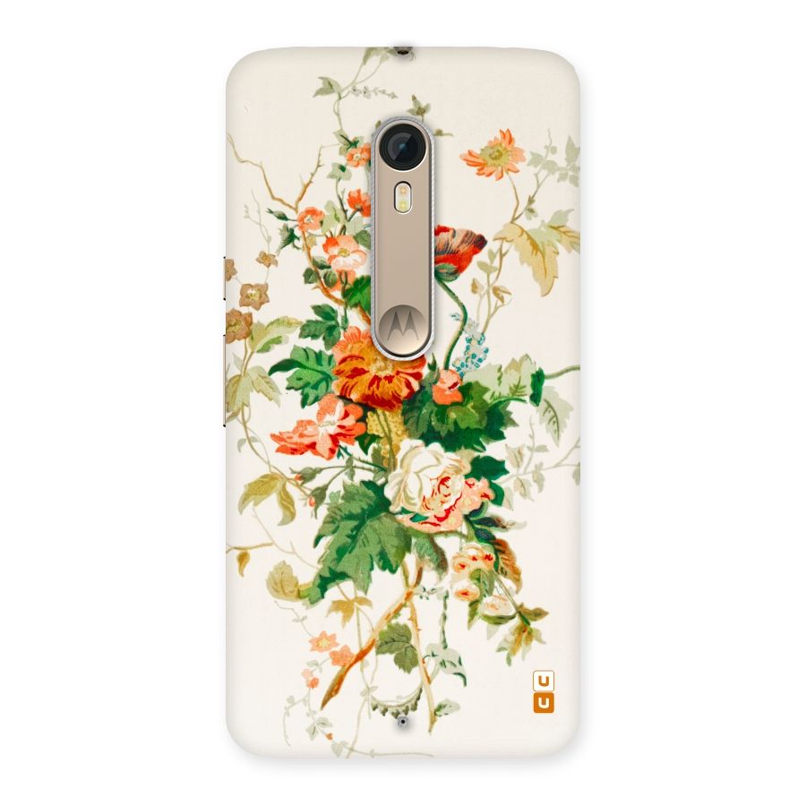 Summer Floral Back Case for Motorola Moto X Style