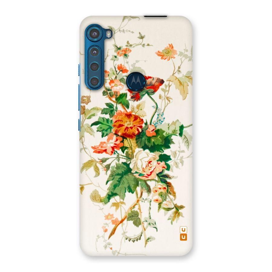 Summer Floral Back Case for Motorola One Fusion Plus