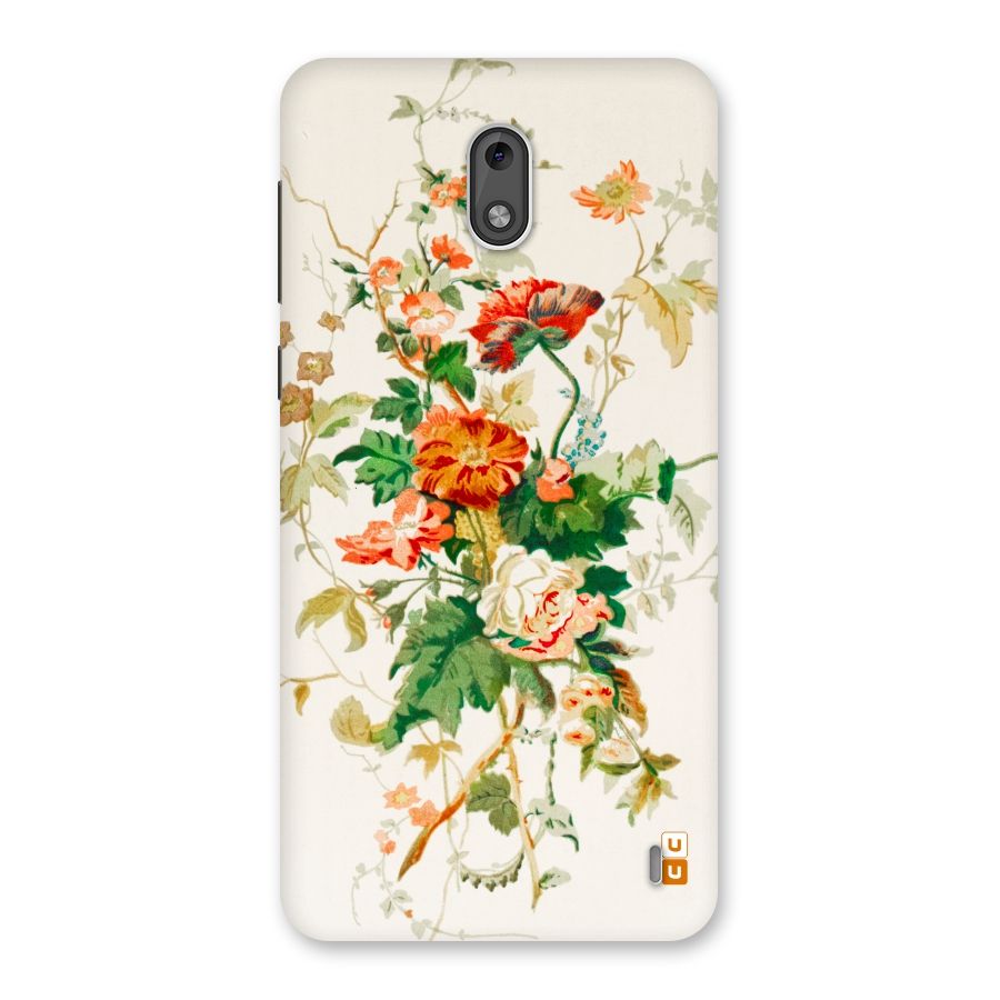 Summer Floral Back Case for Nokia 2