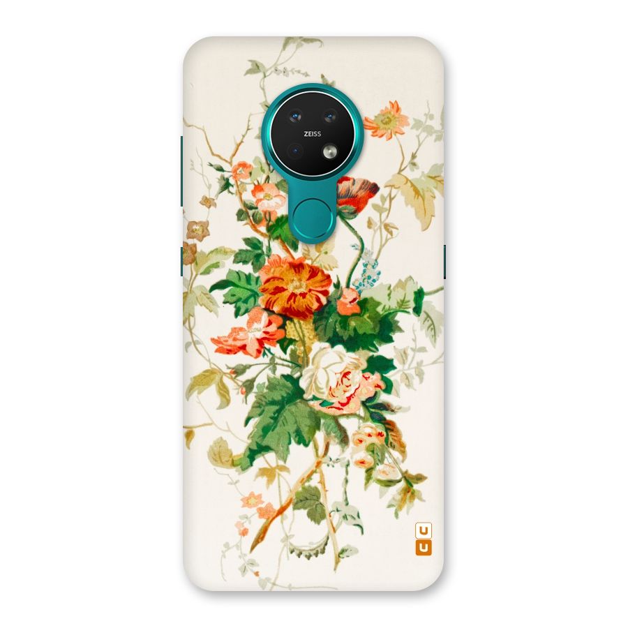 Summer Floral Back Case for Nokia 7.2