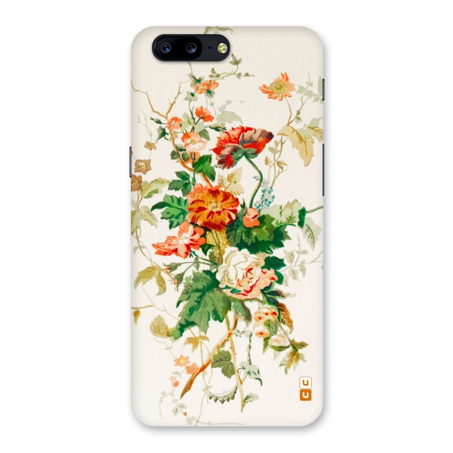 Summer Floral Back Case for OnePlus 5