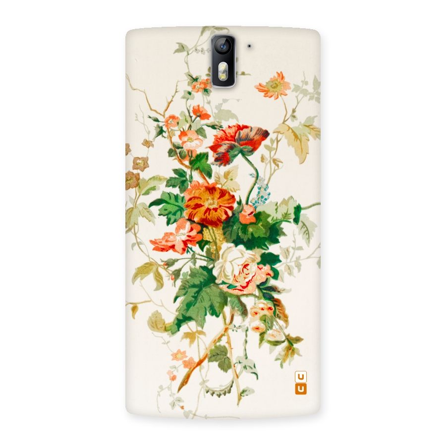 Summer Floral Back Case for One Plus One