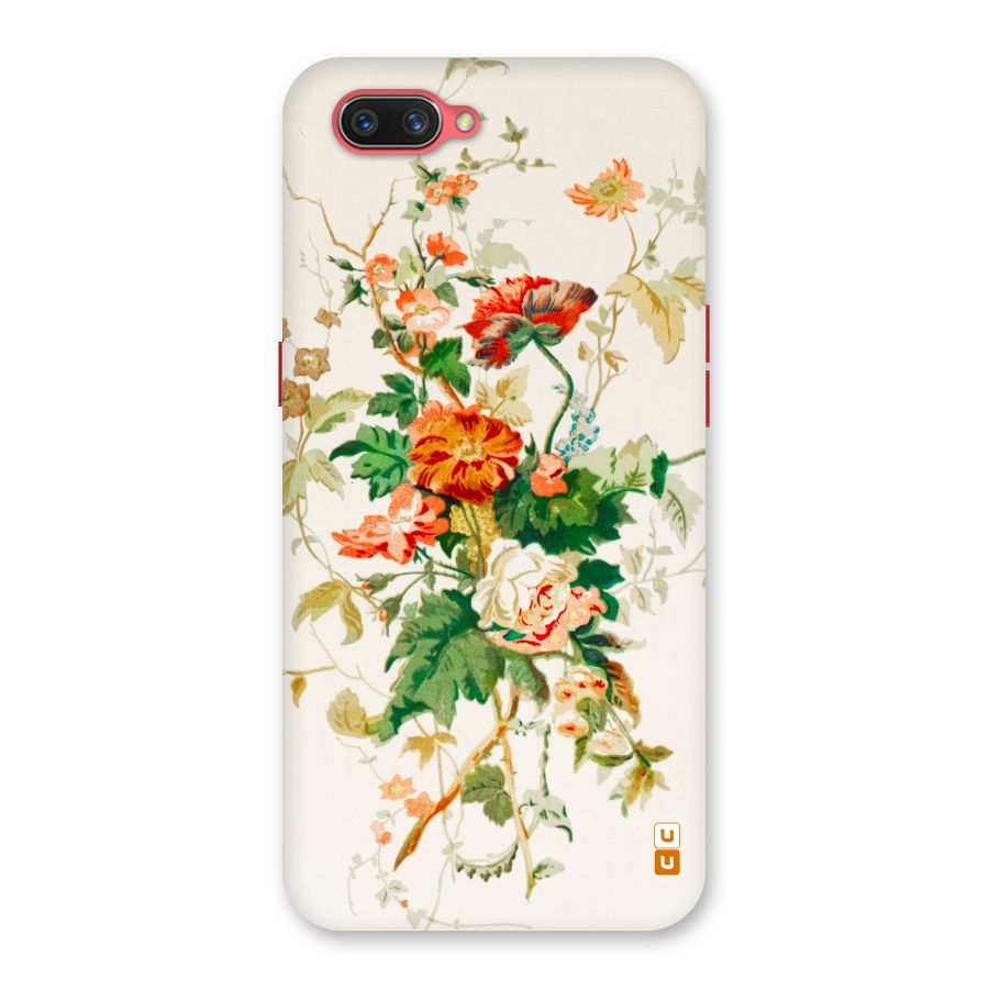 Summer Floral Back Case for Oppo A3s