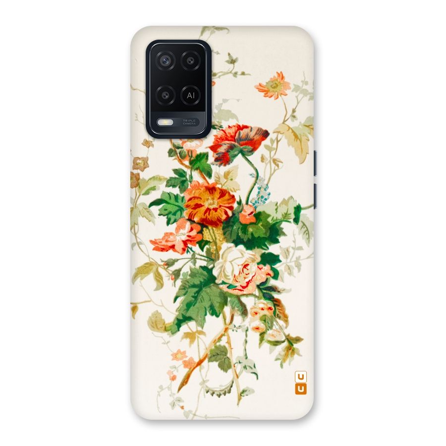 Summer Floral Back Case for Oppo A54